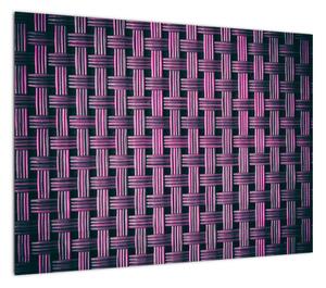 Obraz na szkle - fioletowa tekstura (70x50 cm)