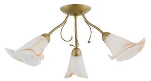 Alfa Lampa sufitowa natynkowa MARCELLO 3xE14/10W230V złota ALF10842