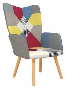 Fotel, patchwork, obity tkaninÄ