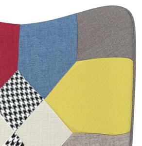Fotel, patchwork, obity tkaninÄ