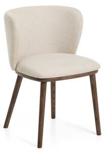 Beżowy tapicerowany fotel jadalniany Ciselia – Kave Home