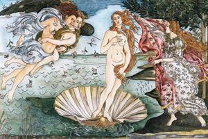 Tapeta reprodukcja Narodziny Wenus - Sandro Botticelli