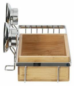 Compactor Półka bambusowa z uchwytem na mydło Bestlock SPA Bamboo, 27,3 x 15 x 13,5 cm