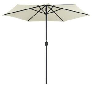 Parasol ogrodowy na aluminiowym słupku, 270x246 cm, piaskowy