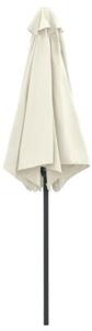 Parasol ogrodowy na aluminiowym słupku, 270x246 cm, piaskowy
