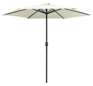 Parasol ogrodowy na aluminiowym słupku, 270x246 cm, piaskowy