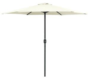 Parasol ogrodowy na aluminiowym słupku, 270x246 cm, piaskowy