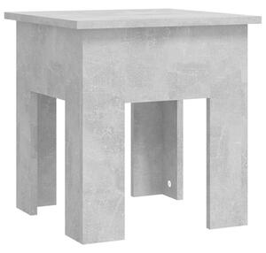Stolik kawowy, szarość betonu, 40x40x42 cm, płyta wiórowa