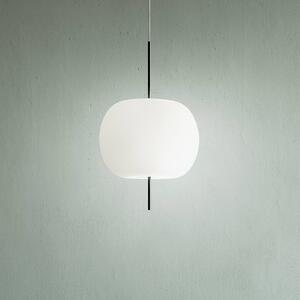 Kdln Lampa wisząca designerska KUSHI 16, możliwość ściemniania, biały / opal, salon / jadalnia, szkło, design