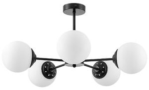 NOWOCZESNA LAMPA WISZĄCA CZARNA FINO RING W5