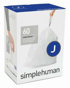 Simplehuman Worki na śmieci J 30-45 l, 60 szt