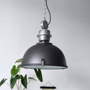 Steinhauer Lampa wisząca Bikkel, możliwość ściemniania, czarny, kuchnia, metal, industrialny