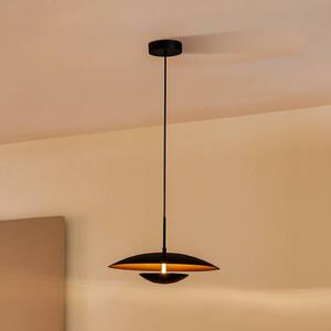Lampa wisząca Tiama Lindby, czarny, salon / jadalnia, metal, nowoczesny