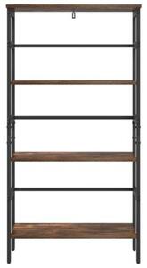 Półka na książki dąb wędzony 60 x 29,5 x 115 cm