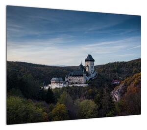 Obraz na szkle - Karlštejn (70x50 cm)