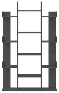 Półka na książki czarny dąb 86 x 25,5 x 140 cm