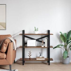 Półka na książki dąb wędzony 100 x 33,5 x 102 cm