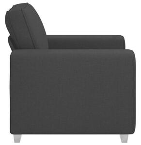 Sofa czarny 100 x 77 x 82 cm tkanina