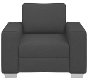 Sofa czarny 100 x 77 x 82 cm tkanina