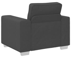 Sofa czarny 100 x 77 x 82 cm tkanina
