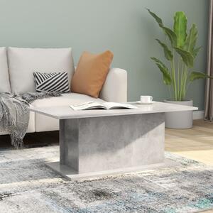 Stolik kawowy, szarość betonu, 102x55,5x40 cm, płyta wiórowa
