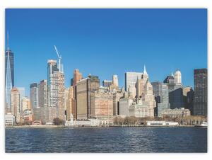 Obraz na szkle - Manhattan w Nowym Jorku (70x50 cm)
