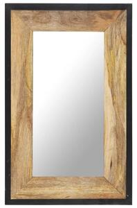 Lustro, 80 x 50 cm, lite drewno mango