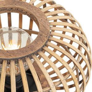 Orientalna lampa stołowa bambusowa - Amira Oswietlenie wewnetrzne