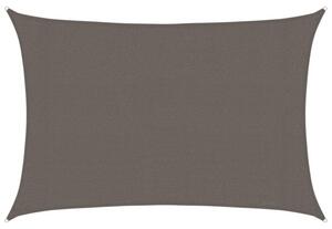 Żagiel przeciwsłoneczny, 160 g/m², antracytowy, 3x4,5 m, hdpe