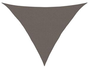 Żagiel przeciwsłoneczny, 160 g/m², antracyt, 2,5x2,5x3,5m, hdpe