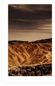 Plakat z passe-partout Park Narodowy Death Valley w Ameryce