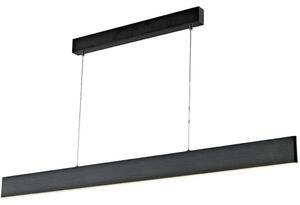 Wofi Lampa wisząca Sileas, LED, 122x6x150 cm, czarna