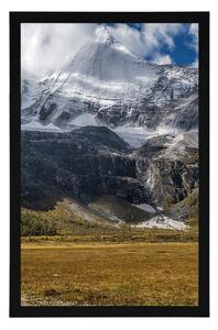 Plakat majestatyczny górski krajobraz