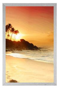 Plakat zachód słońca na Sri Lance