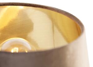 Klasyczna lampa stołowa brązowa 35 cm - Betty Oswietlenie wewnetrzne