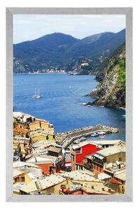 Plakat piękne wybrzeże Włoch