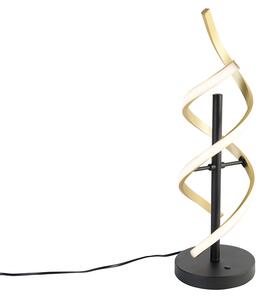 Lampa stołowa złota z 3-stopniową diodą LED z możliwością ściemniania w stopniach Kelvina - Henk Oswietlenie wewnetrzne