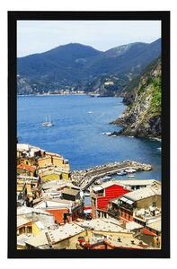 Plakat piękne wybrzeże Włoch