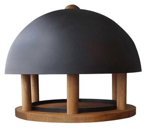 Esschert Design Karmnik dla ptaków, okrągły, stalowy daszek, FB429