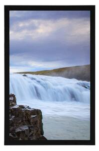 Plakat islandzkie wodospady