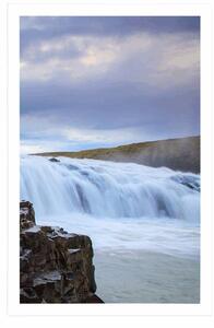 Plakat islandzkie wodospady