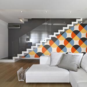 Tapeta - Kolorowa geometryczna abstrakcja II