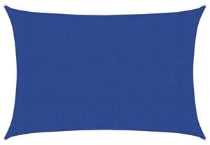 Żagiel przeciwsłoneczny, 160 g/m², niebieski, 3x5 m, hdpe