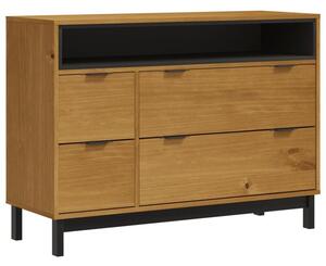 Komoda flam, 110x40x80 cm, lite drewno sosnowe