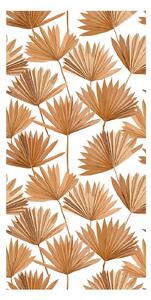 Tapeta - Złote liście palmy