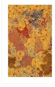 Plakat z passe-partout abstrakcja w stylu G. Klimt