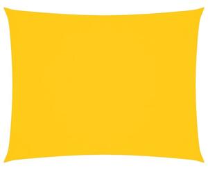 Prostokątny żagiel ogrodowy, tkanina oxford, 3x6 m, żółty