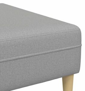 Nowoczesna sofa w kolorze szarym z podÅokietnikami i brÄ zowymi nogami, 4-osobowa, z tapicerkÄ z poliestru i wypeÅnieniem z pianki