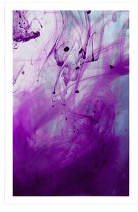 Plakat magiczna fioletowa abstrakcja
