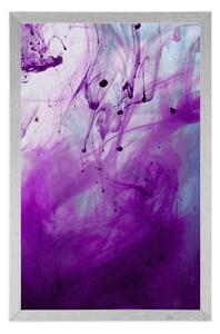 Plakat magiczna fioletowa abstrakcja
